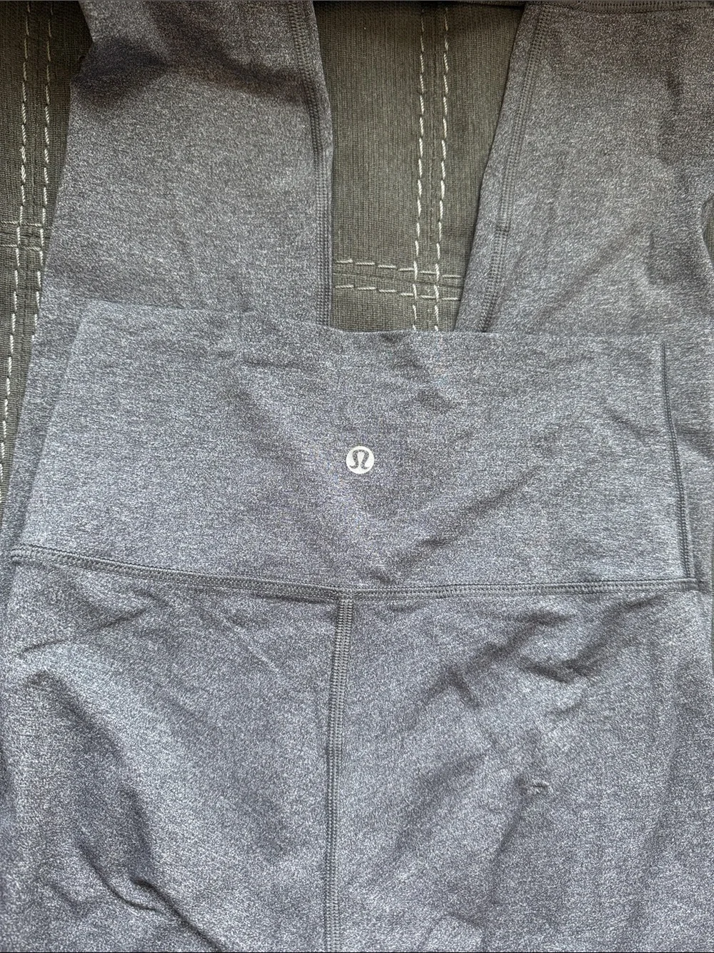 lululemon athletica Heathered Gray High-Rise Leggings